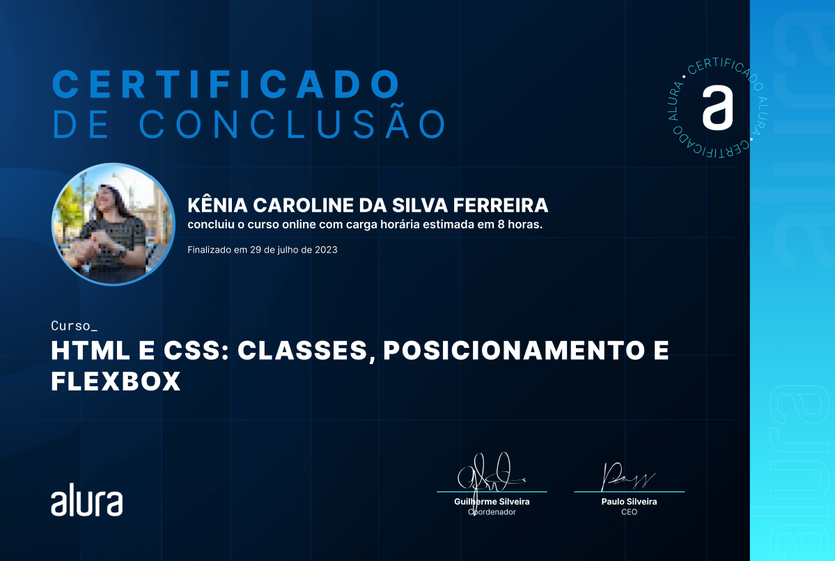 Curso de HTML e CSS da Alura